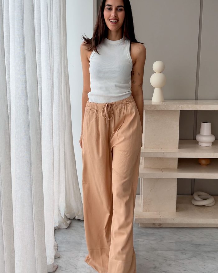 Pantalon Lino Wide